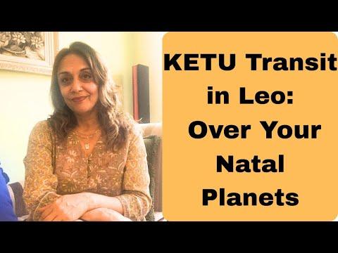 Ketu leo over natal planets