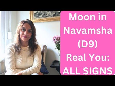 Influence of the Moon in D9 Navamsha Chart on Personality and Relationships