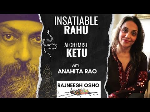 Secrets of Rahu and Ketu in Rajneesh Osho's Natal Chart Spiritual Journey in Vedic Astrology -DKSCORE